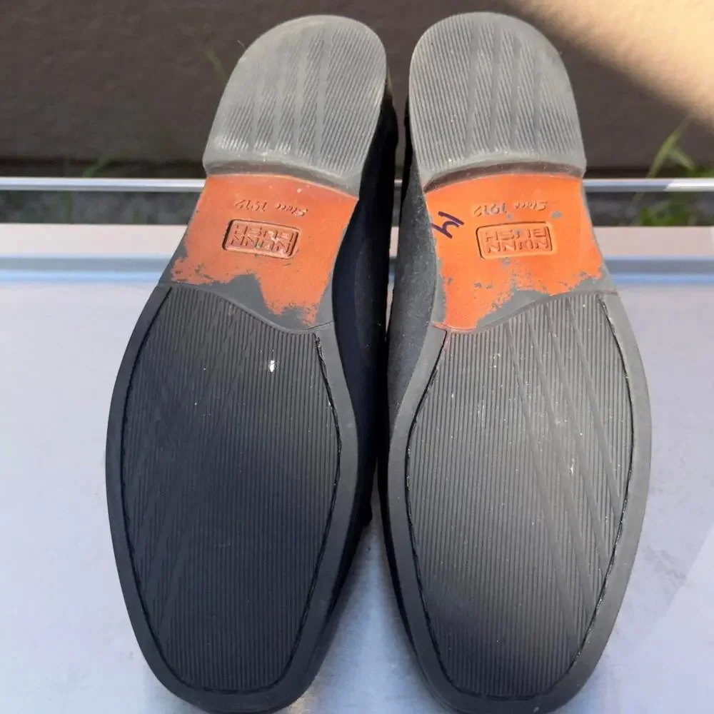 Nunn Bush Black Leather Loafers with Tassel - Size 9 1/2 M